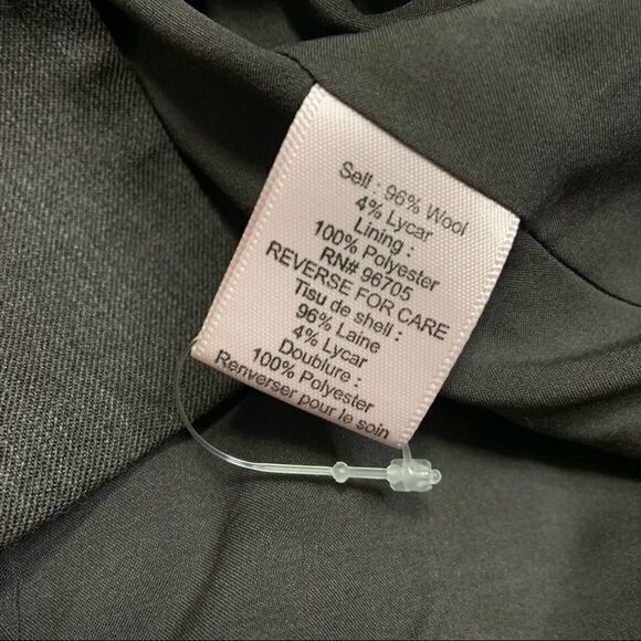 Rebecca Taylor Single Button Wool Fawn Knot Blazer - Picture 3 of 11